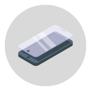 تصویر برای دسته  گلس و محافظ صفحه نمایش موبایل